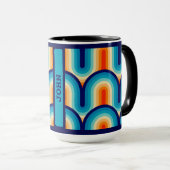 Mug 70s Rainbow Curves (Devant droit)