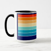 Mug 70s Rainbow Stripes (Gauche)