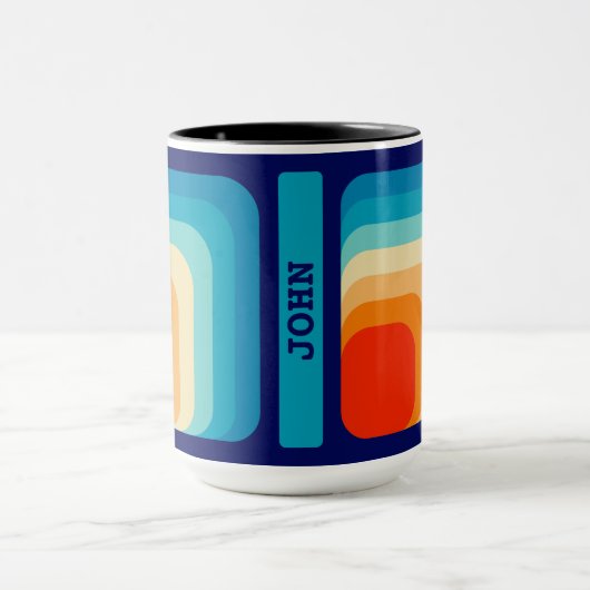 Mug 70s Square Rainbow (Centre)
