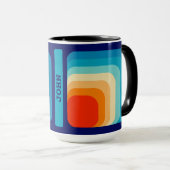 Mug 70s Square Rainbow (Devant droit)