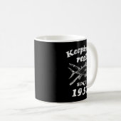 Mug 70th Birthday Funny Fishing Gifts 70 Year Old Men  (Devant droit)