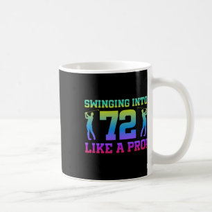 Mug 72e Anniversaire Golf 72 Ans Joueur de golf