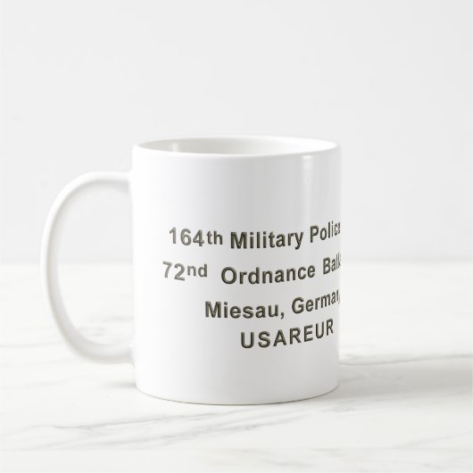 Mug 72e Bataillon d'artillerie - Patch (Gauche)