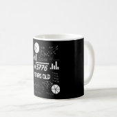 Mug 75 ans Enseignant des mathématiques Anniversaires  (Devant droit)