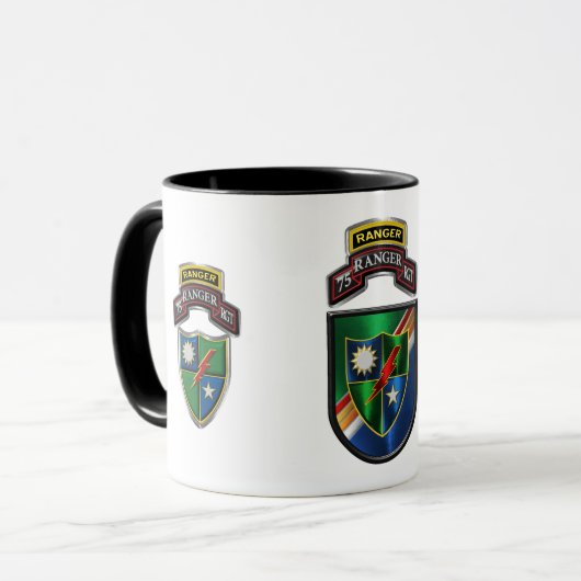 Mug 75e régiment de Rangers (Devant gauche)