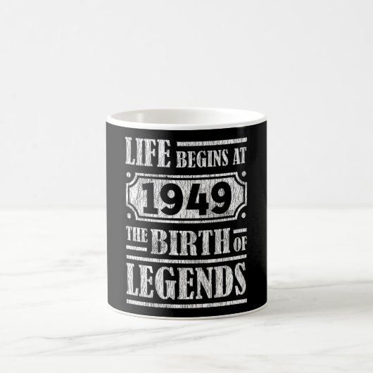Mug 76 Ans 1949 Naissance De La Légende 76e Anniversai (Centre)