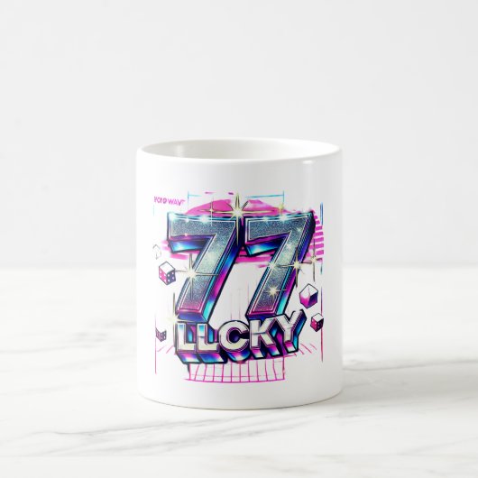 Mug "777 chanceux" (Centre)