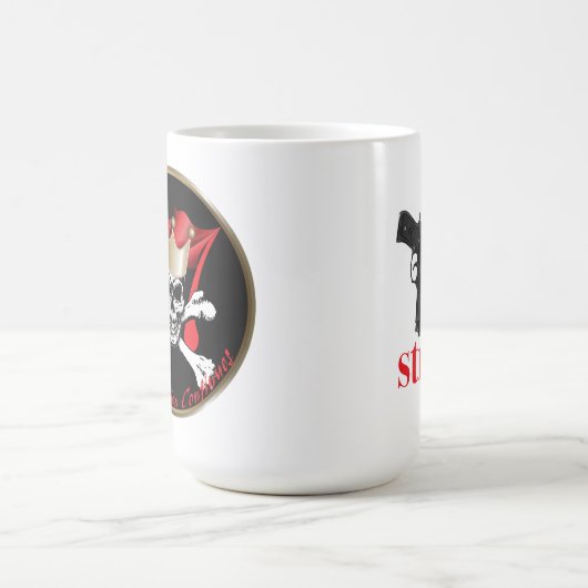 Mug 77e crâne avec armes à feu (Centre)