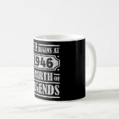Mug 79 Ans 1946 Naissance De La Légende 79E Anniversai (Devant droit)