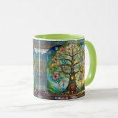 Mug 7 Chakra Fleurissant Arbre De Vie (Devant droit)