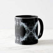 Mug 7 Deadly Sins and 7 Contrary Virtues Abstract Art (Devant droit)