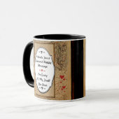 Mug 7 Mots Pour Un Mariage Long Et Heureux (Devant gauche)