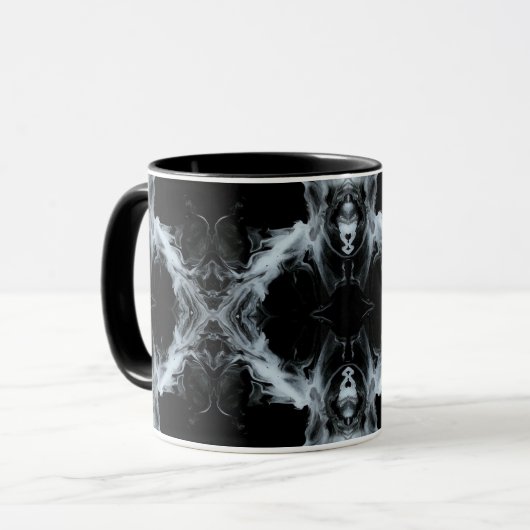 Mug 7 Péchés Capitaux et 7 Vertus Contraires Art Abstr (Devant gauche)