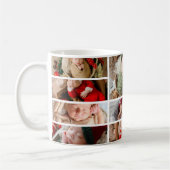 Mug 7 Photo Candy Cane Bébé 1er Noël (Gauche)