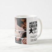 Mug 7 Photo Christmas Cookies for 2 Pregnancy (Devant droit)