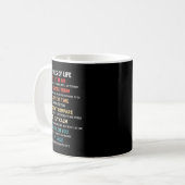 Mug 7 Règles De Vie Citations Motivationnelles Pour Ho (Devant gauche)