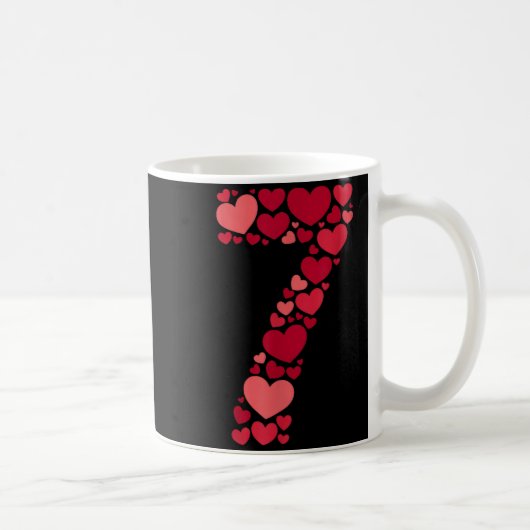 Mug 7 Romantic 67 Heart Pattern Valentine Love Trend 6 (Droite)