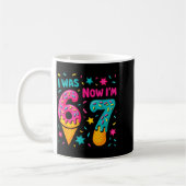Mug 7 Year Old Birthday Was 6 Now I'm 7 Kids Funny  (Gauche)