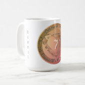 Mug 7e/22 Mariage Anniversaire Cuivre (Devant gauche)