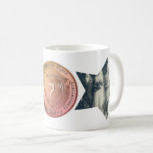 Mug 7e/22 Mariage Anniversaire Cuivre 2 étoiles Photos (Devant droit)