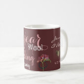 Mug 7e année Mariage Frénésie & Onyx (Devant droit)