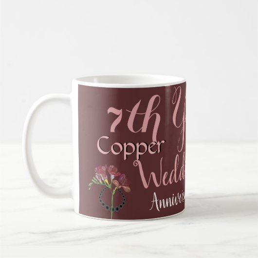 Mug 7e année Mariage Frénésie & Onyx (Gauche)