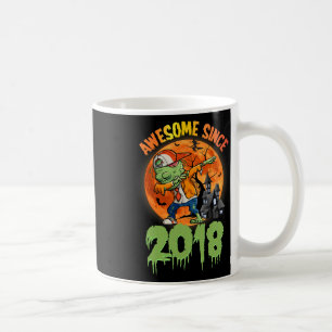 Mug 7e anniversaire Halloween Dabbing Zombie Awesome S