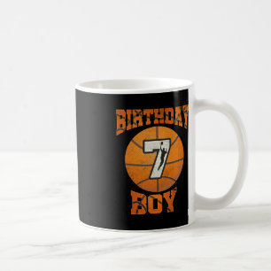 Mug 7e Anniversaire tenue garçon basket-ball 7 ans Ol