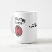 Mug 7e division d'infanterie Badge (Devant gauche)