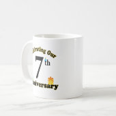 Mug 7ème Anniversaire (Devant gauche)