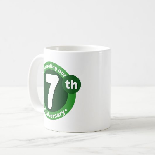 Mug 7ème Anniversaire (Devant gauche)