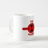 Mug 7ème DIVISION d'INFANTERIE "DIVISION de BAÏONNETTE (Devant gauche)
