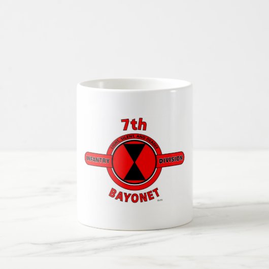 Mug 7ème DIVISION d'INFANTERIE "DIVISION de BAÏONNETTE (Centre)