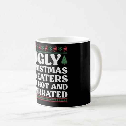 Mug 7Les vilains pulls de Noël sont tendance et surest (Devant droit)