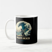 Mug 7plage de Miami Floride Surfing Planche de surf  (Gauche)