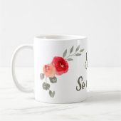 Mug 80 Alors Quel Anniversaire Floral Inspirationnel (Gauche)