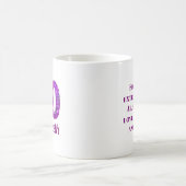 Mug 80 ans cadeau fleurs violettes 80e anniversaire pe (Centre)