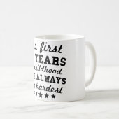 Mug 80 ans de quatre-vingtième anniversaire d'enfance (Devant droit)