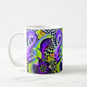 Mug 80 s Art Deco Geometric Pattern (Gauche)