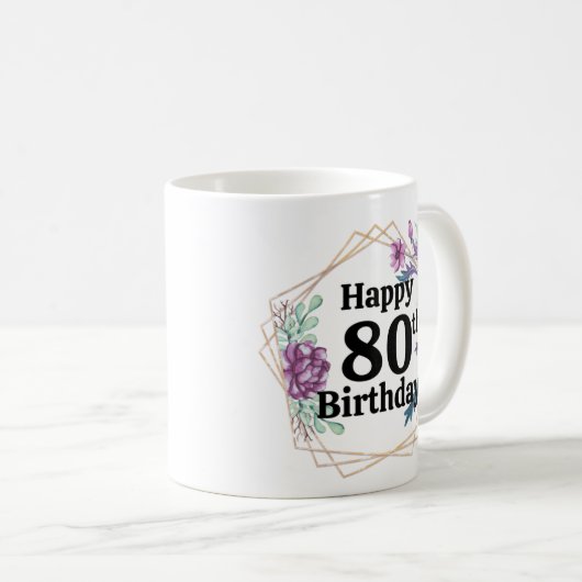 Mug 80e anniversaire (Devant droit)