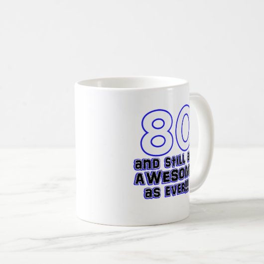Mug 80e anniversaire (Devant droit)