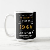 Mug 80e anniversaire 1946 légendaire Rétro (Gauche)