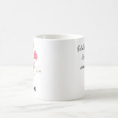 Mug 80e anniversaire 80 Fleur florale personnalisée po (Centre)