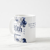 Mug 80e anniversaire Ballons de la marine (Devant gauche)