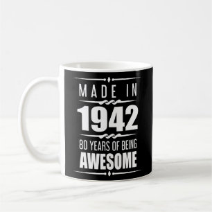 Mug 80e anniversaire Cadeaux Hommes Femmes 80 ans 80e