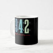 Mug 80e anniversaire Dames Mens 80 ans 1942 Drôle (Devant gauche)