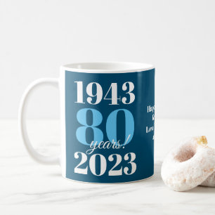 Mug 80e anniversaire Date spéciale