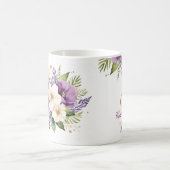Mug 80e anniversaire Floral Bouquet Gold Accents (Centre)