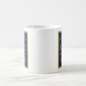 Mug 80e anniversaire personnalisé 1942 Elégant Blue Go (Centre)