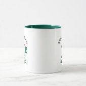 Mug 80e (tous âges) Anniversaire Nom Monogramme Hommes (Centre)
